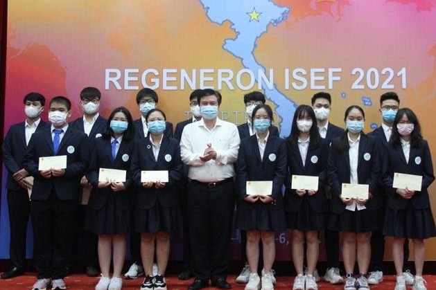 Hoc sinh Viet Nam doat giai ba Hoi thi Khoa hoc Ky thuat Quoc te 2021 hinh anh
