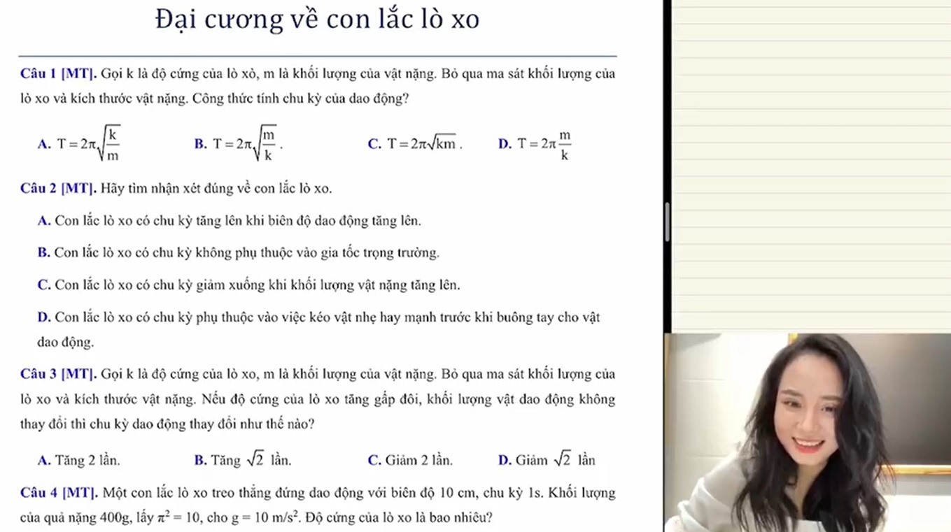 Cô giáo Vật lý nổi tiếng trên mạng ảnh 1 Co giao Vat ly noi tieng tren mang anh 1