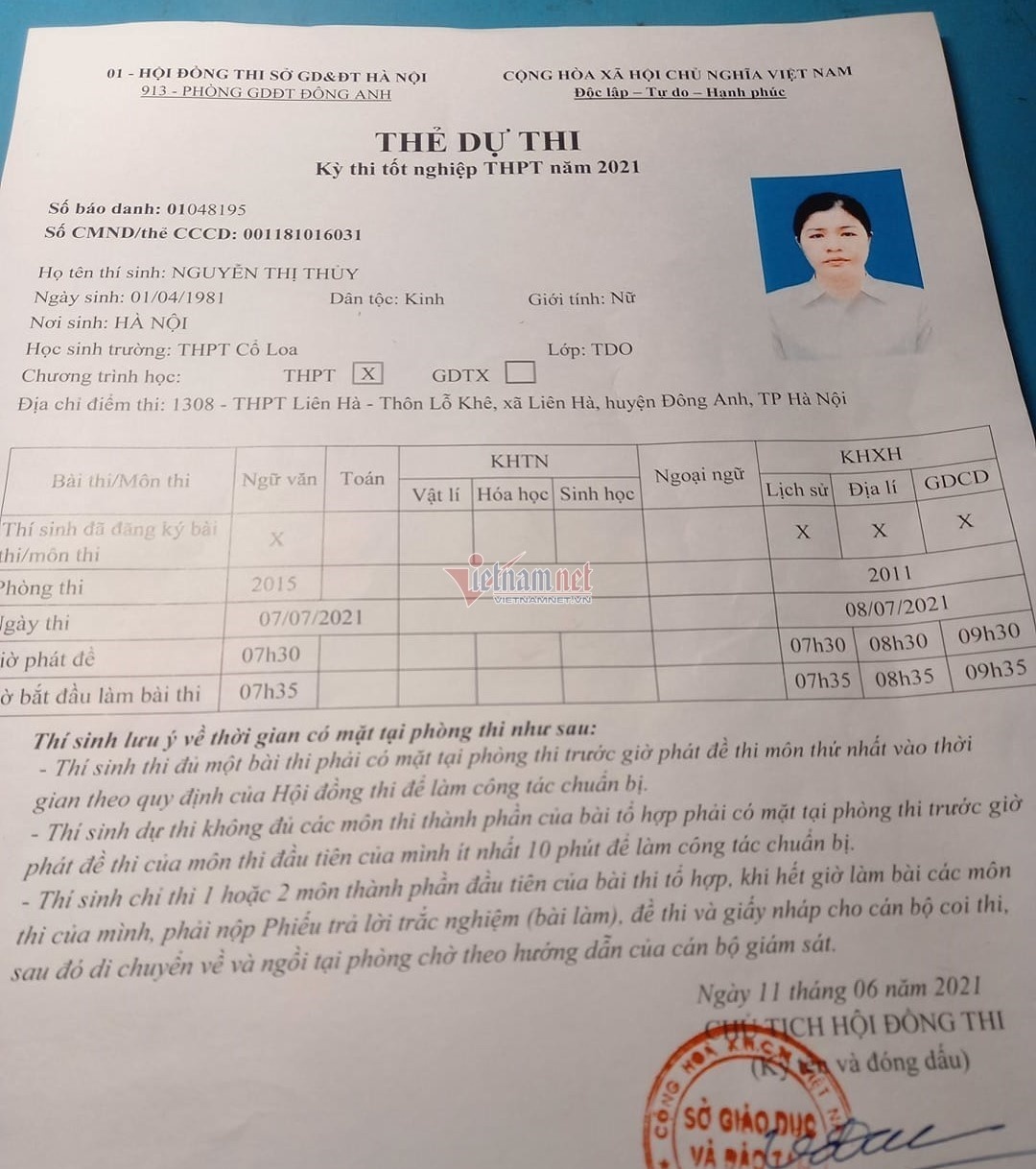 nguoi phu nu dat 27 diem thi anh 1