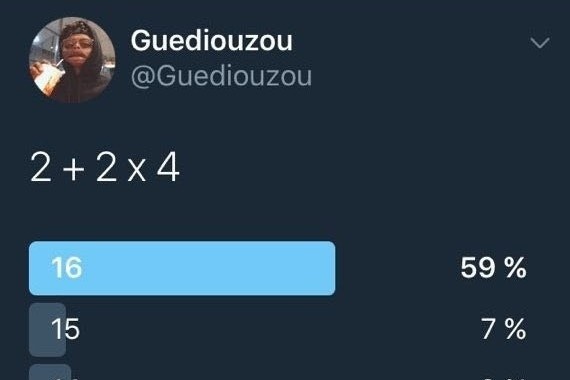 Hon 4.000 nguoi lam sai phep tinh 2 + 2 x 4 hinh anh