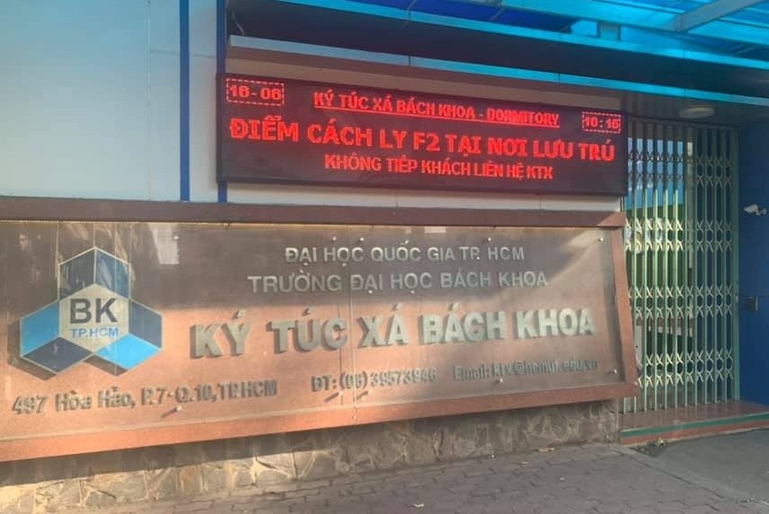 14 ca duong tinh voi nCoV, 28 F1 cach ly tai KTX DH Bach khoa TP.HCM hinh anh