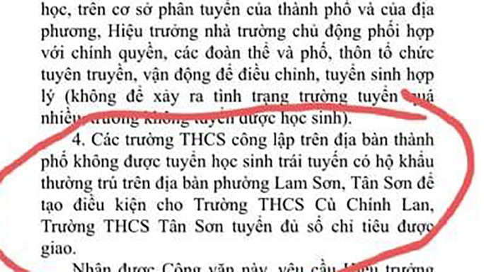 'cấm cửa' học sinh 2 phường học trái tuyến ảnh 2 'cam cua' hoc sinh 2 phuong hoc trai tuyen anh 2