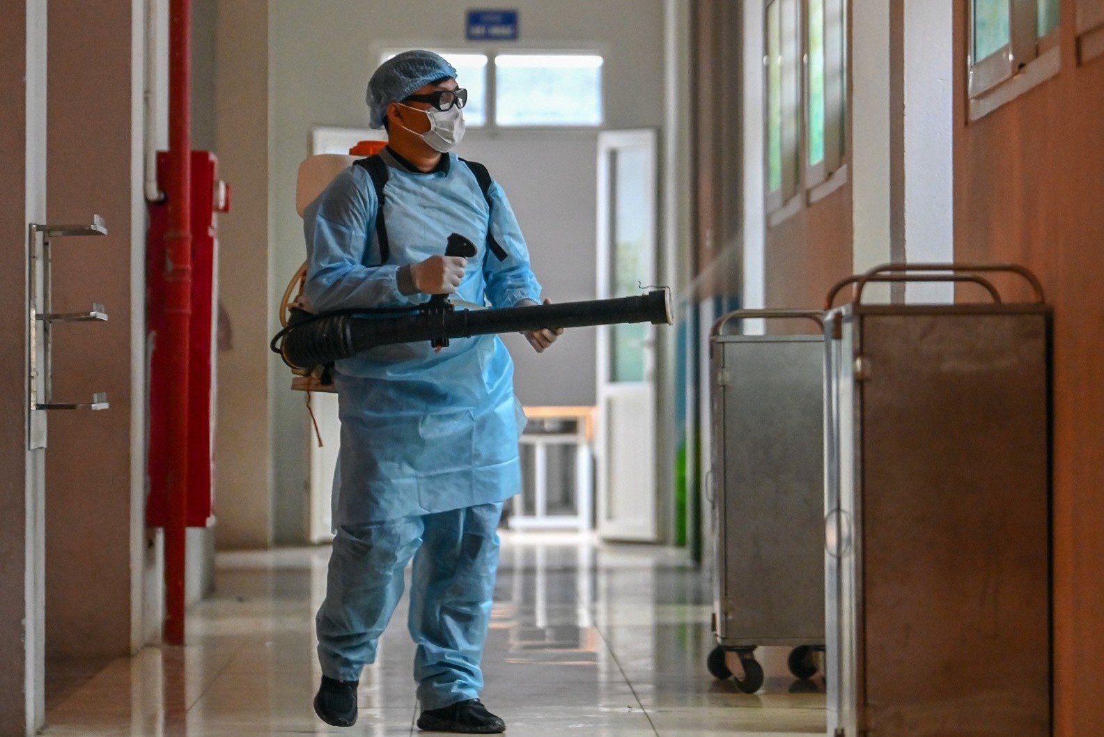 Huong dan cong tac phong, chong dich khi hoc sinh o Ha Noi den lop hinh anh