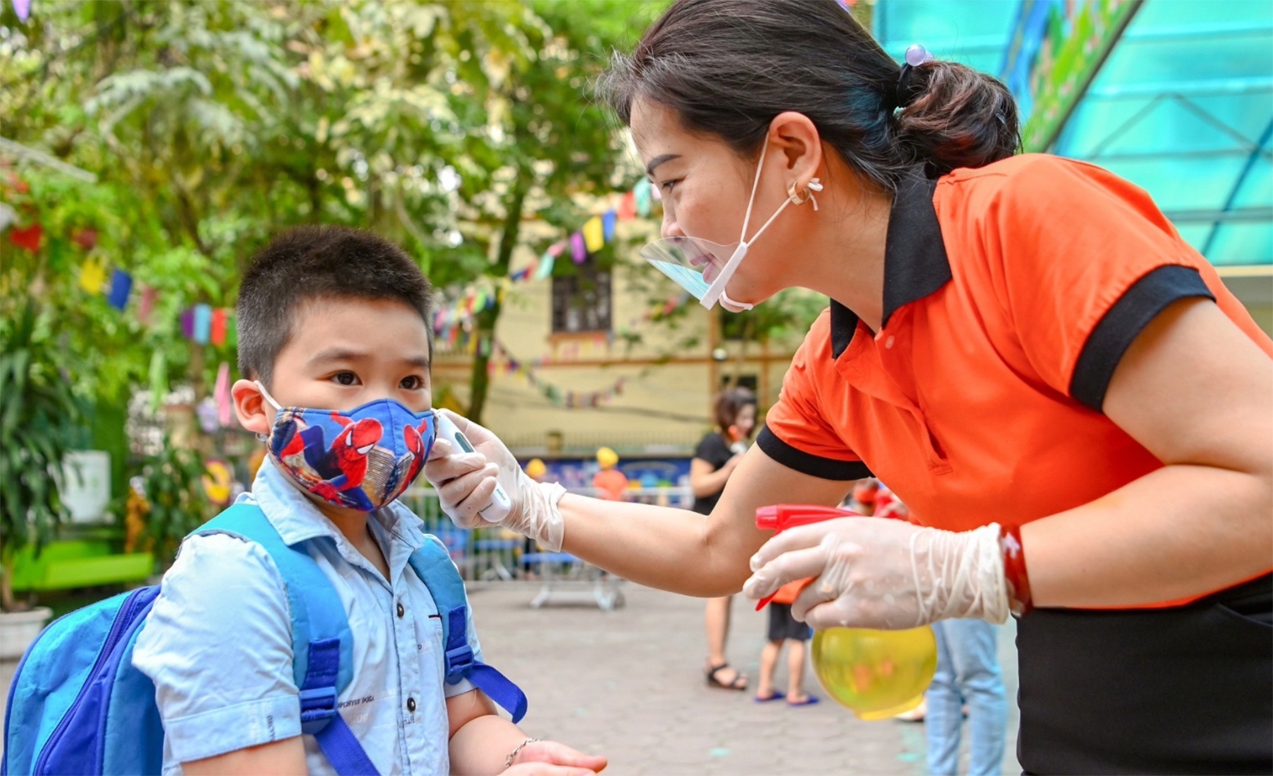 cho tre mam non tro lai truong anh 1