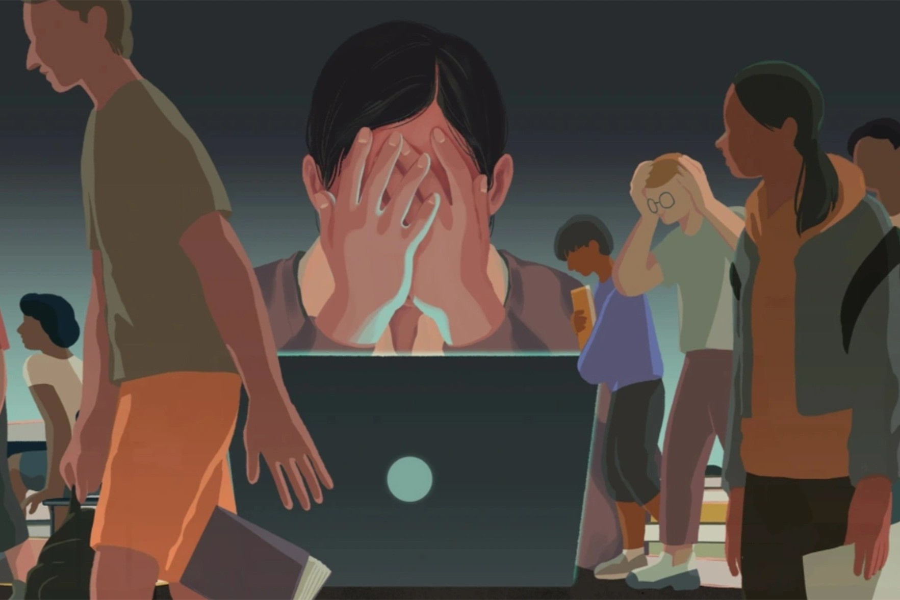 Bao luc hoc duong gia tang, truong o My kiet suc ung pho hinh anh