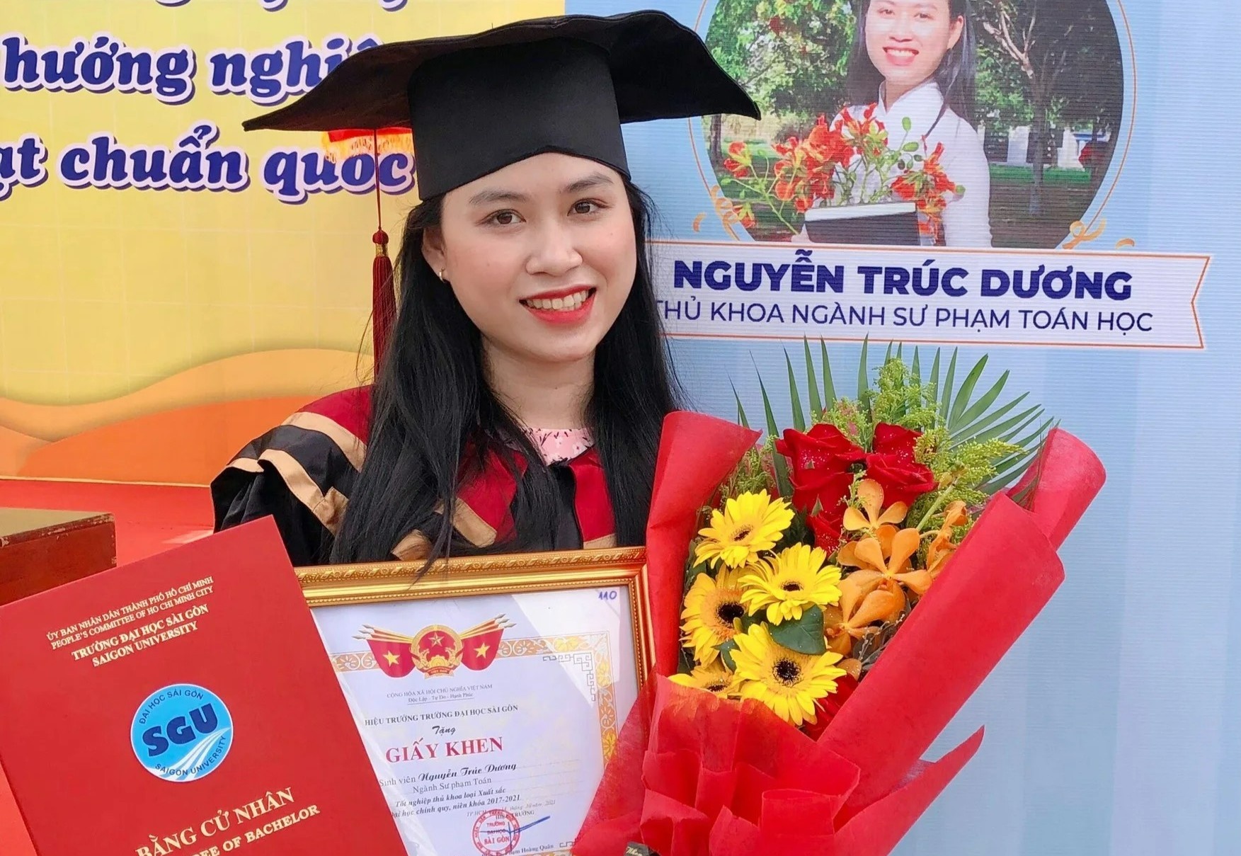 Thủ khoa tốt nghiệp ĐH Sài Gòn ảnh 1 Thu khoa tot nghiep DH Sai Gon anh 1