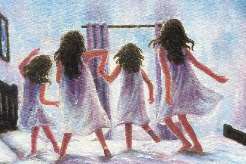 Cau do tinh tuoi cua 4 chi em hinh anh