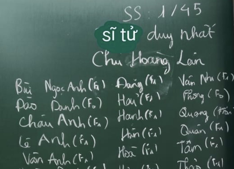 Chi mot hoc sinh den lop vi cac thanh vien khac deu la F0, F1 hinh anh