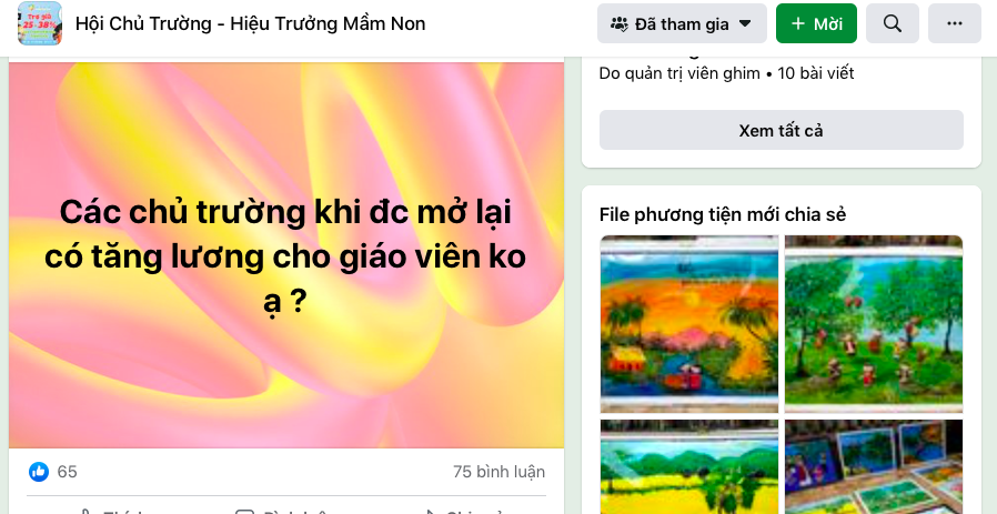 Truong mam non tim cach hut giao vien anh 1