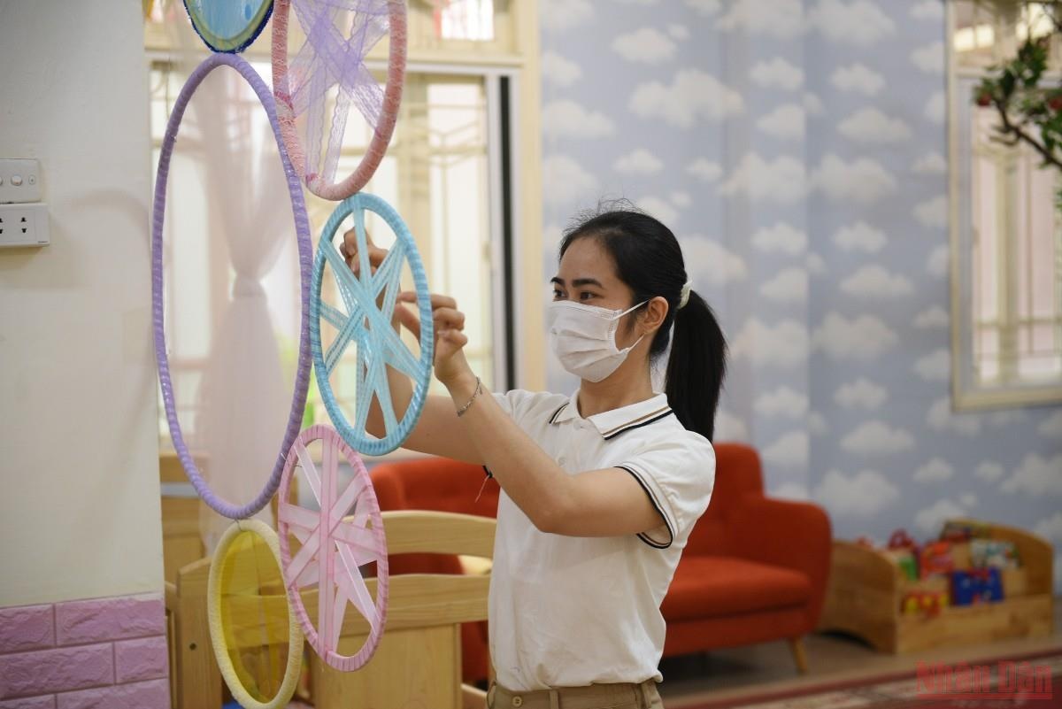 Truong mam non o Ha Noi san sang don tre anh 3