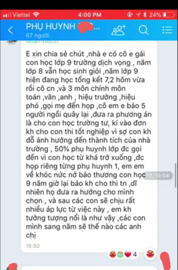 ép học sinh học kém không thi lớp 10 ảnh 1 ep hoc sinh hoc kem khong thi lop 10 anh 1