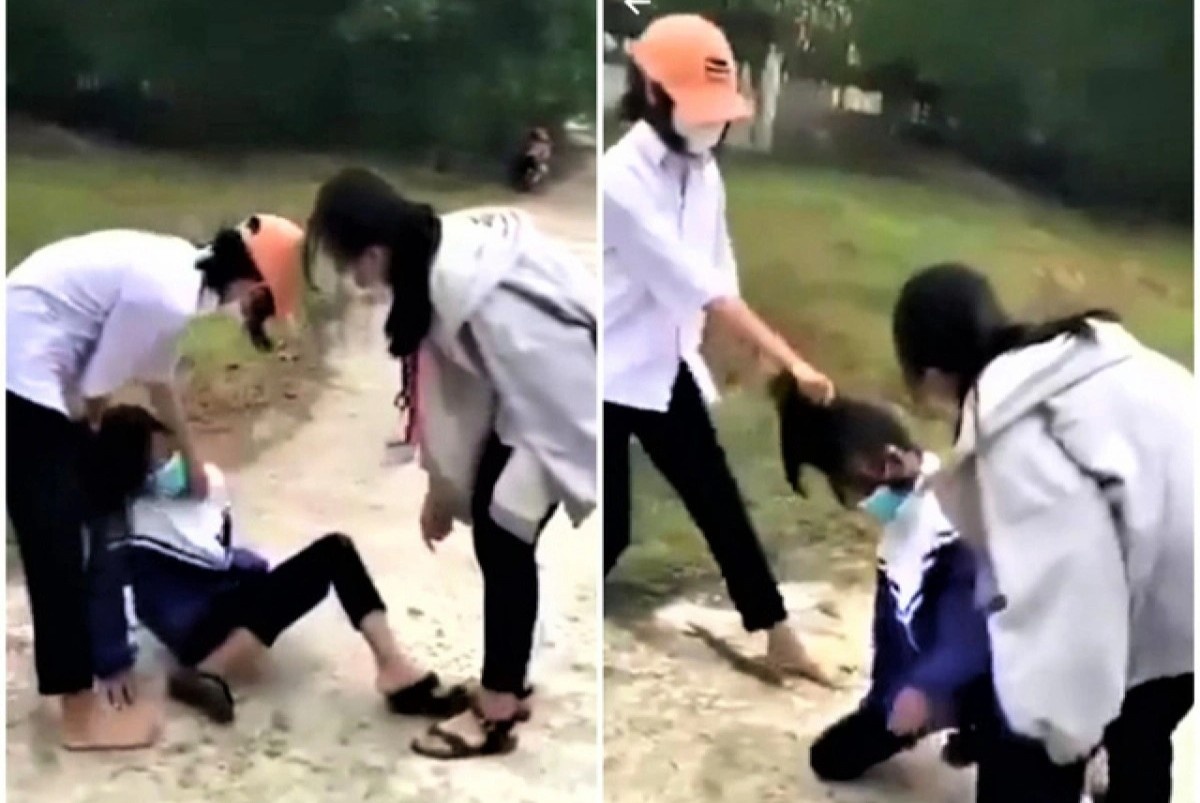 Hoc sinh di hoc truc tiep, lai nhuc nhoi chuyen bao luc hoc duong hinh anh