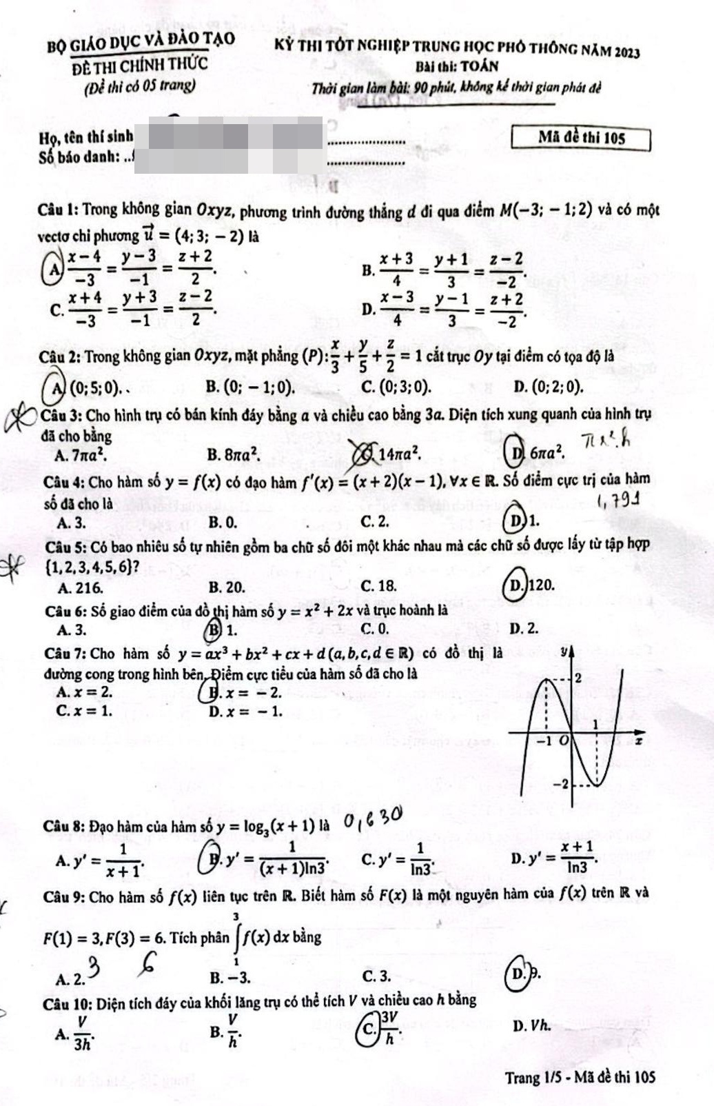 dap an mon Toan anh 2