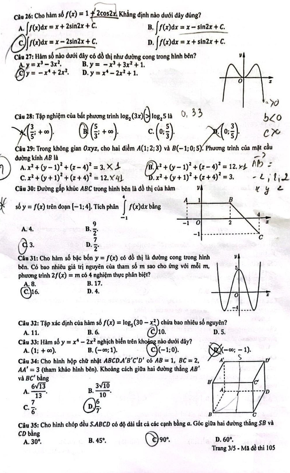 dap an mon Toan anh 4