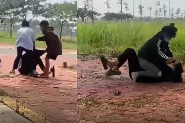 Nu sinh lop 8 bi nhom ban lot ao, danh hoi dong phai nhap vien hinh anh