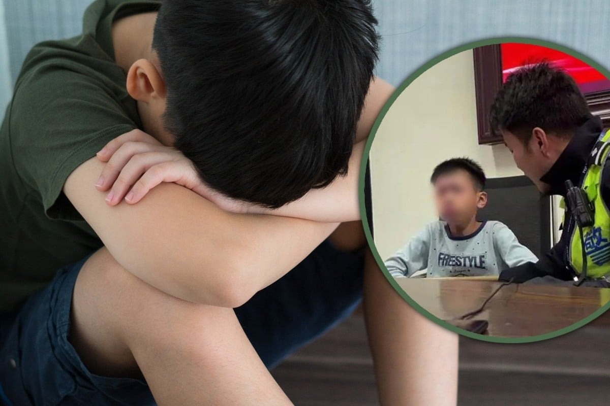 Cau be 10 tuoi gap canh sat 8 lan, to cao bo benh chi gai hinh anh