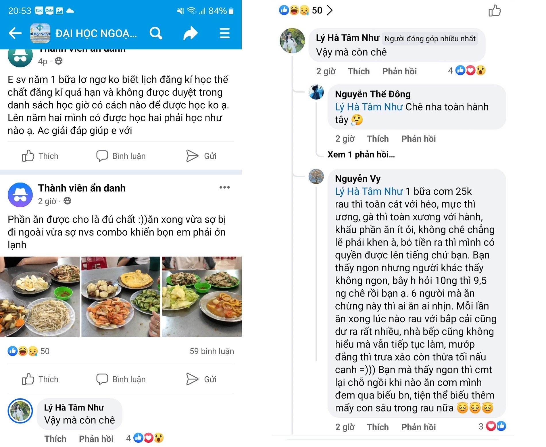 Bua an cua sinh vien anh 1