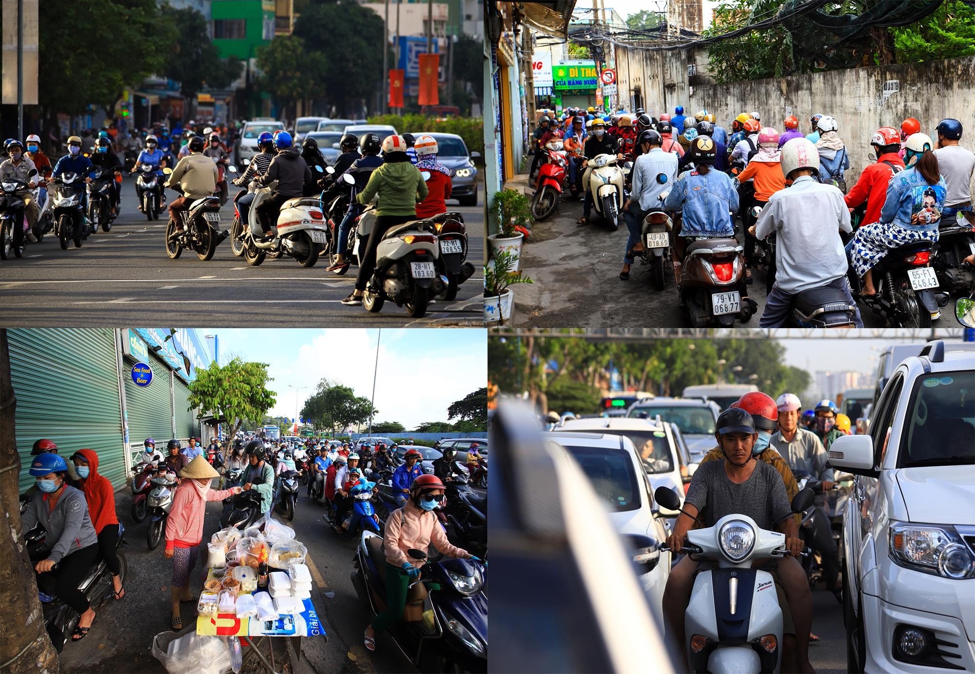 Ket xe o cua ngo tay bac Sai Gon anh 11