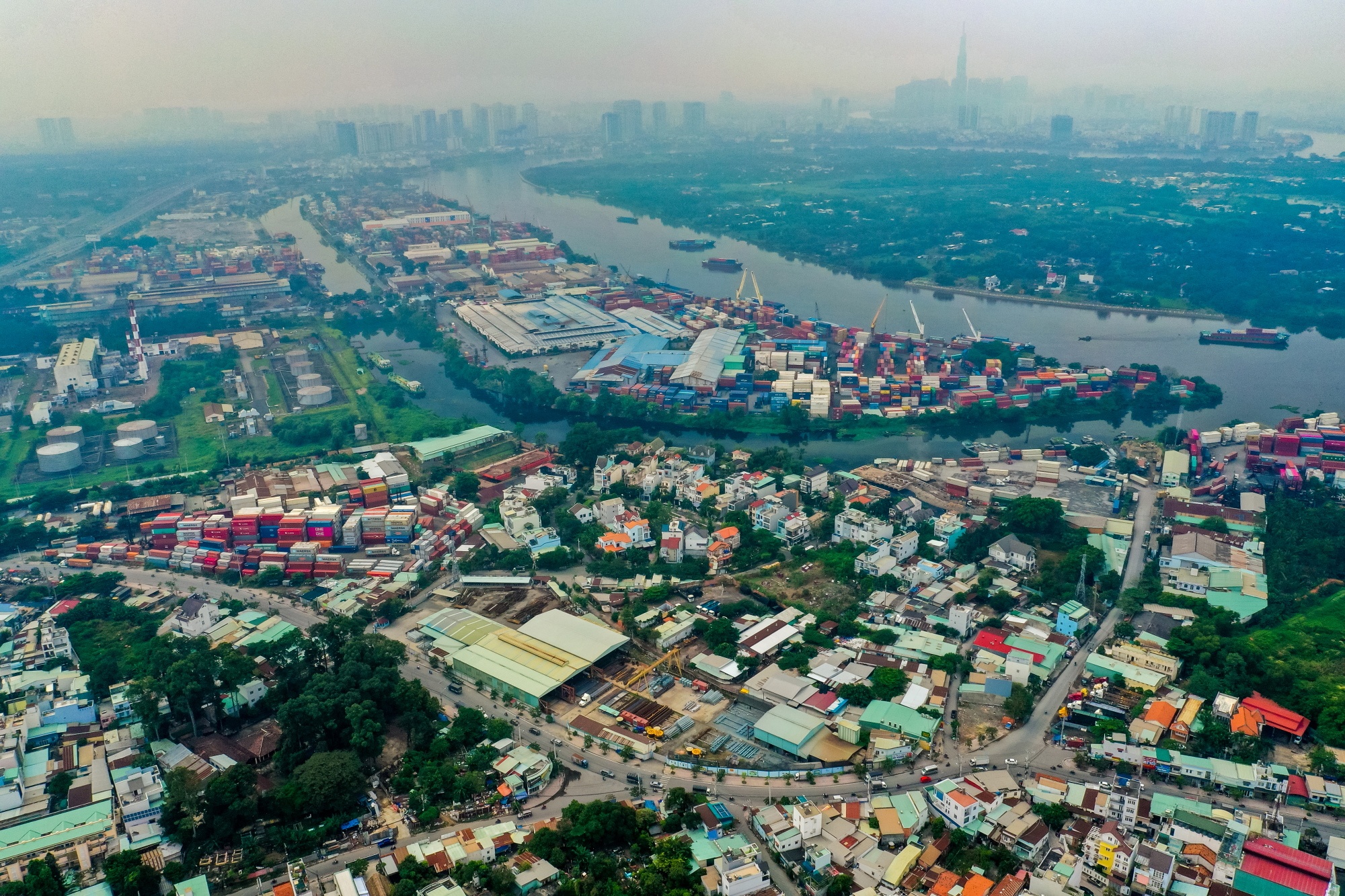 Toan canh khu do thi tuong lai Truong Tho nhin tu tren cao anh 13