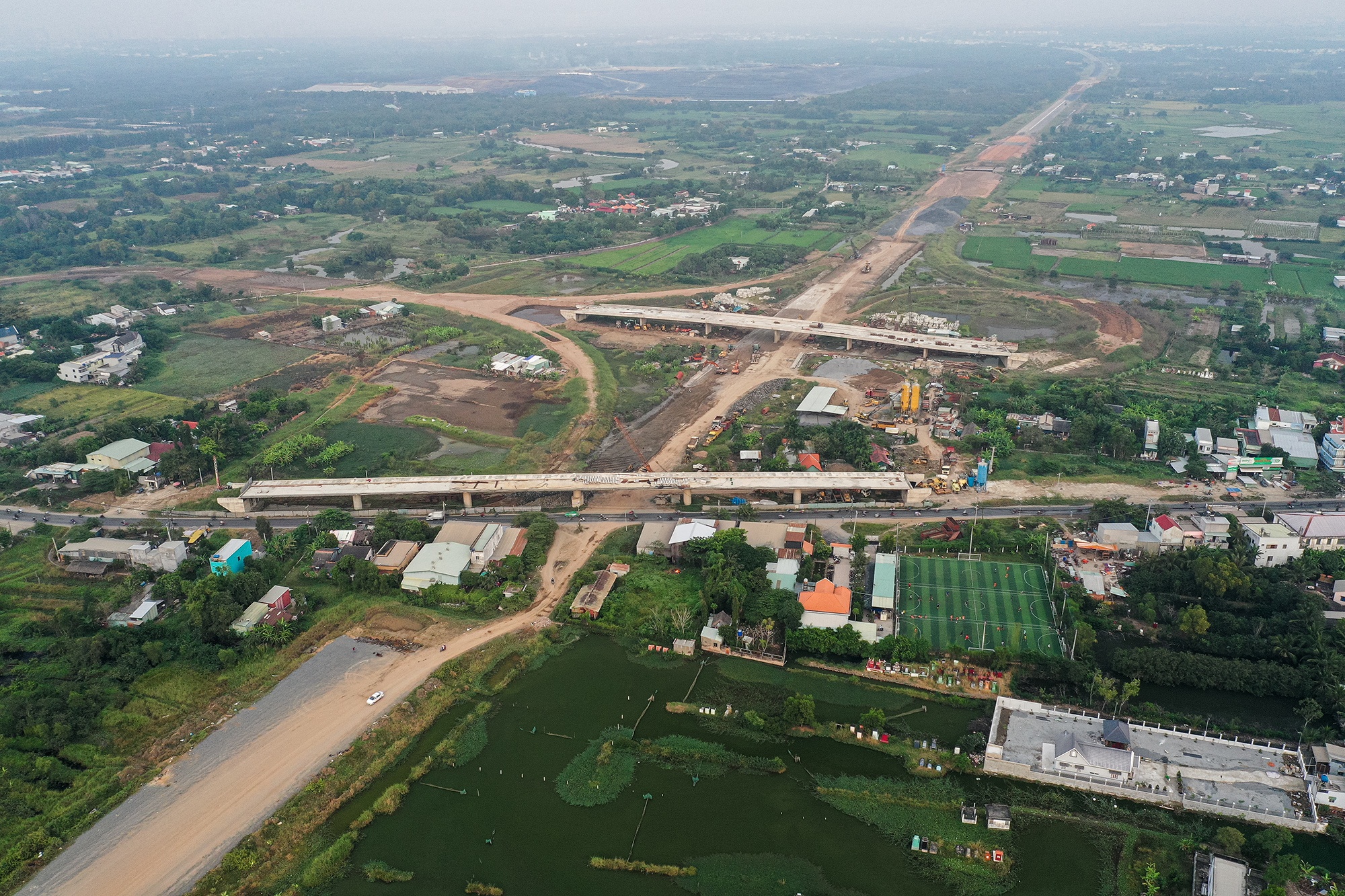 Cao toc Ben Luc - Long Thanh do dang sau 5 nam thi cong anh 9