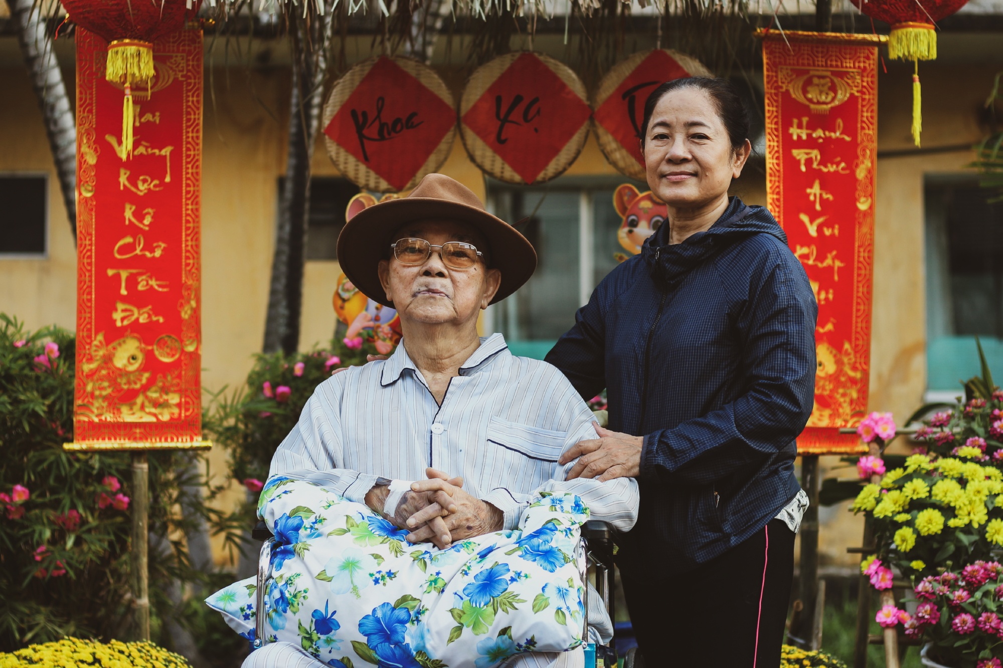 Duong hoa Tet trong benh vien Cho Ray anh 11