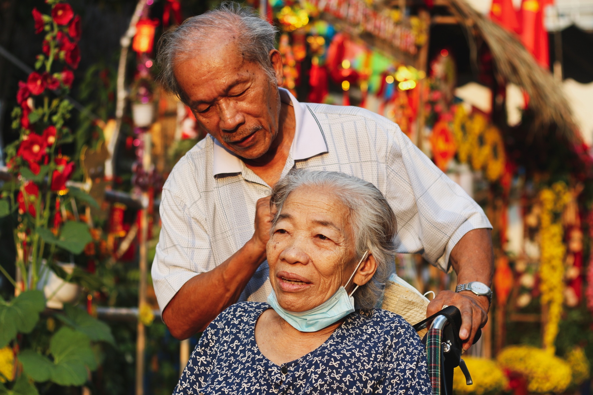 Duong hoa Tet trong benh vien Cho Ray anh 12