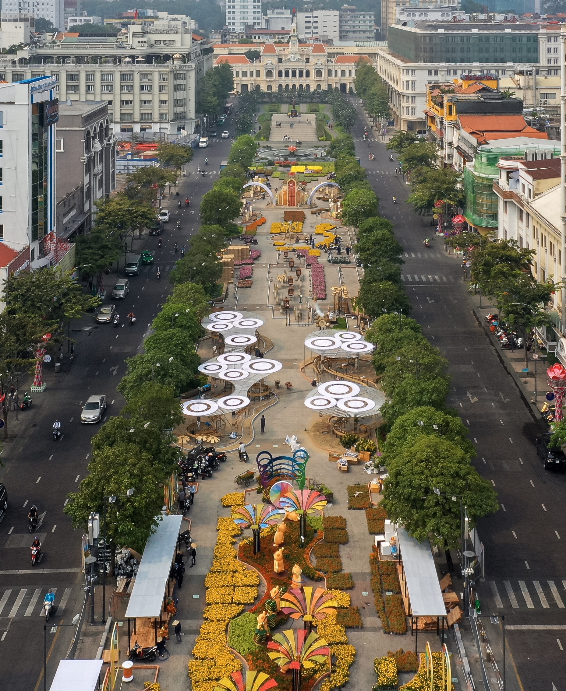 Duong hoa Nguyen Hue tet 2020 anh 3