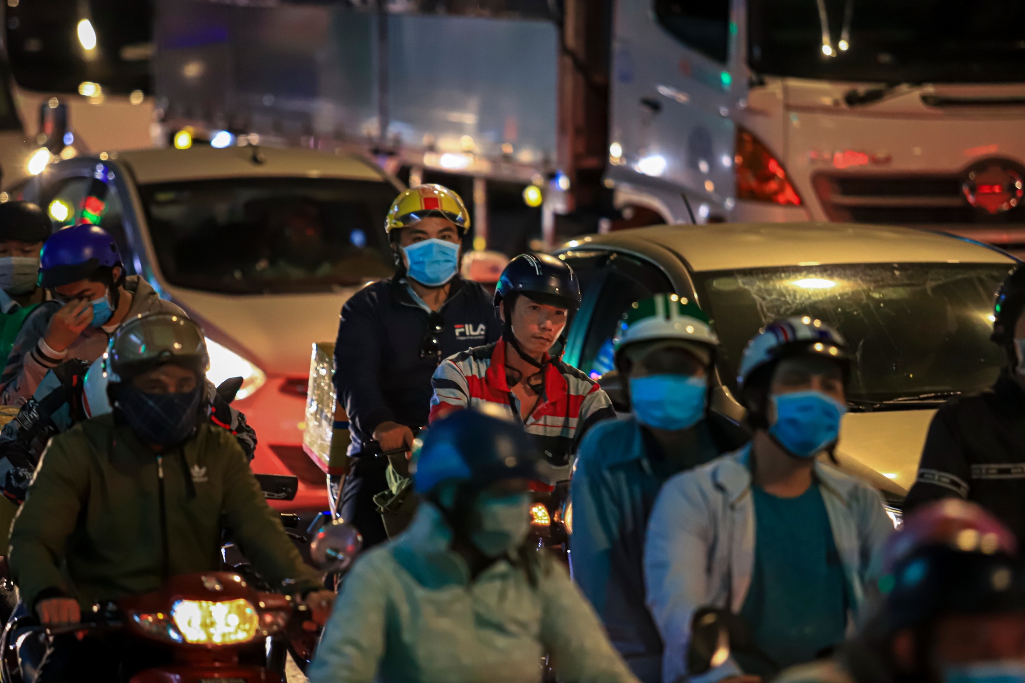 Cua ngo cao toc phia Tay TP.HCM un tac trong dem mung 5 Tet anh 7