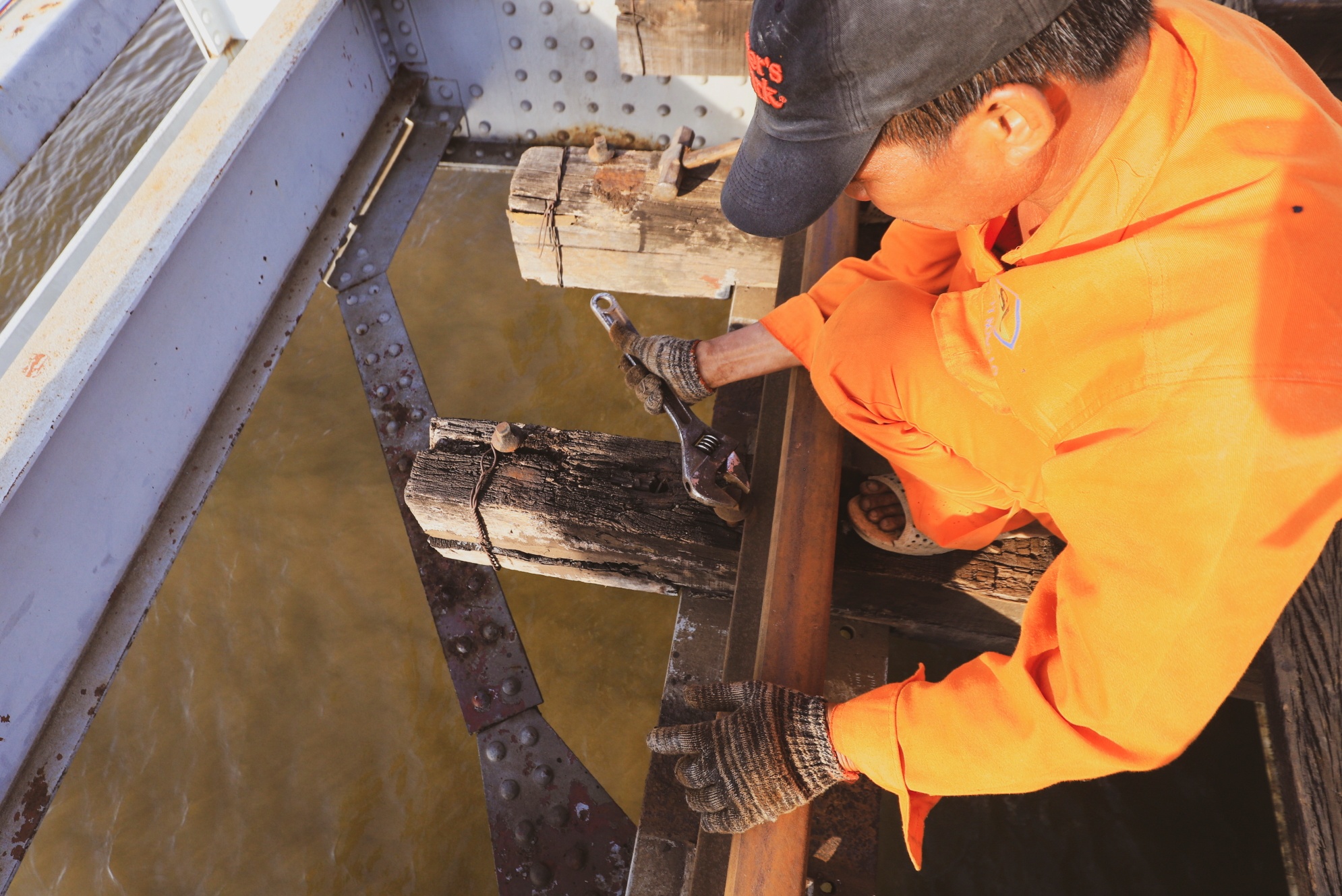 Thao do cau sat Binh Loi anh 7