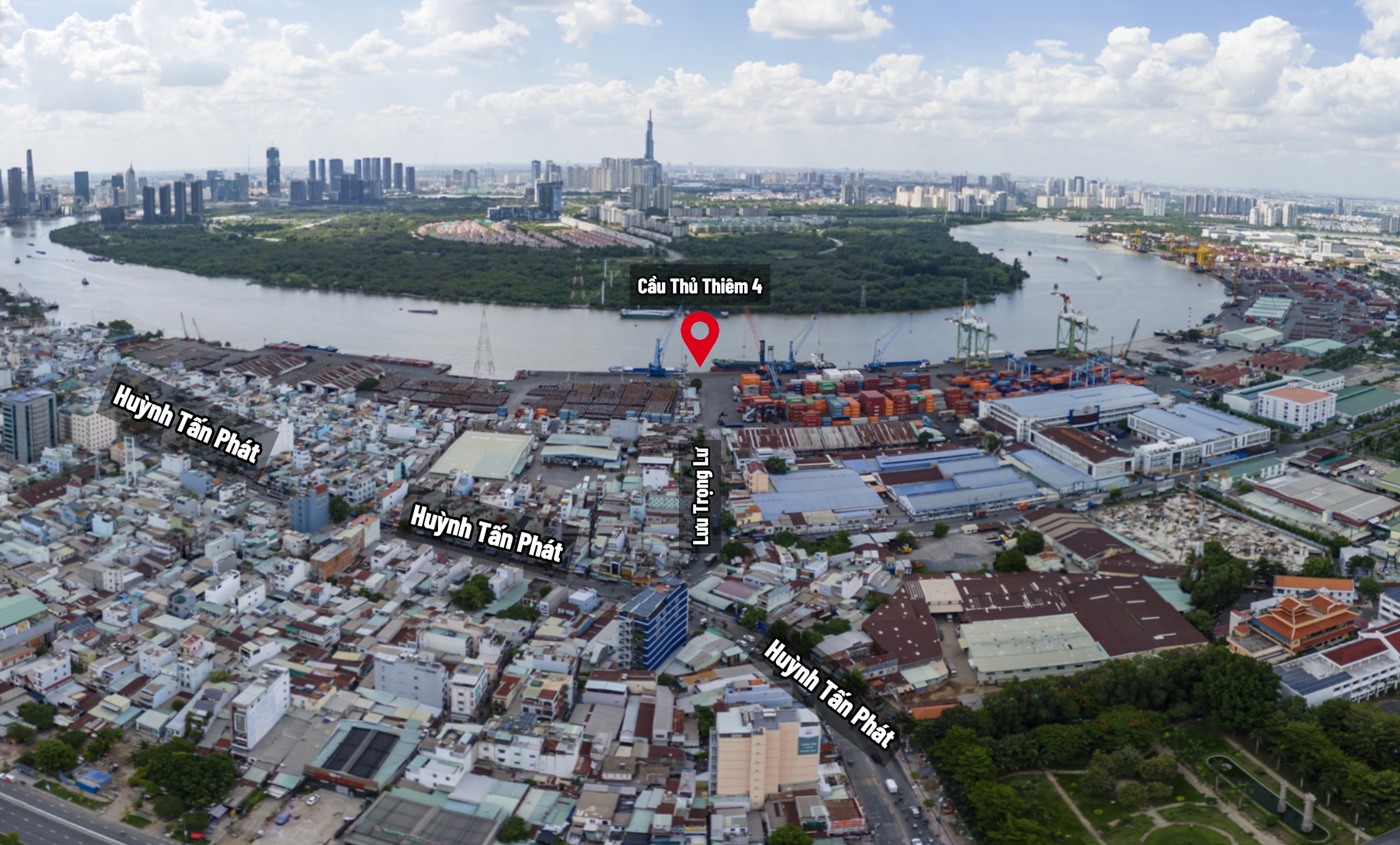 Hien trang vi tri du kien xay cau Thu Thiem 4 hinh anh