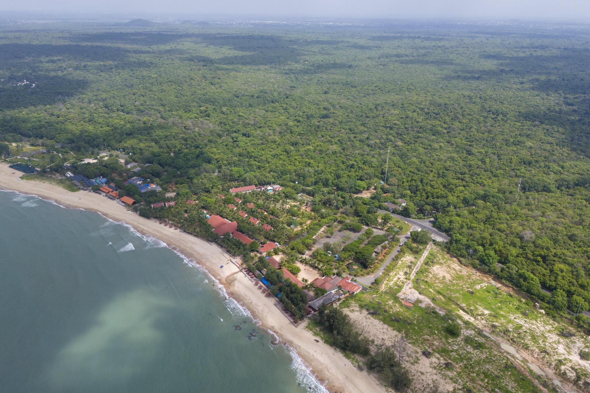 Hien trang cao toc Ho Tram - Long Thanh sap khoi cong hinh anh