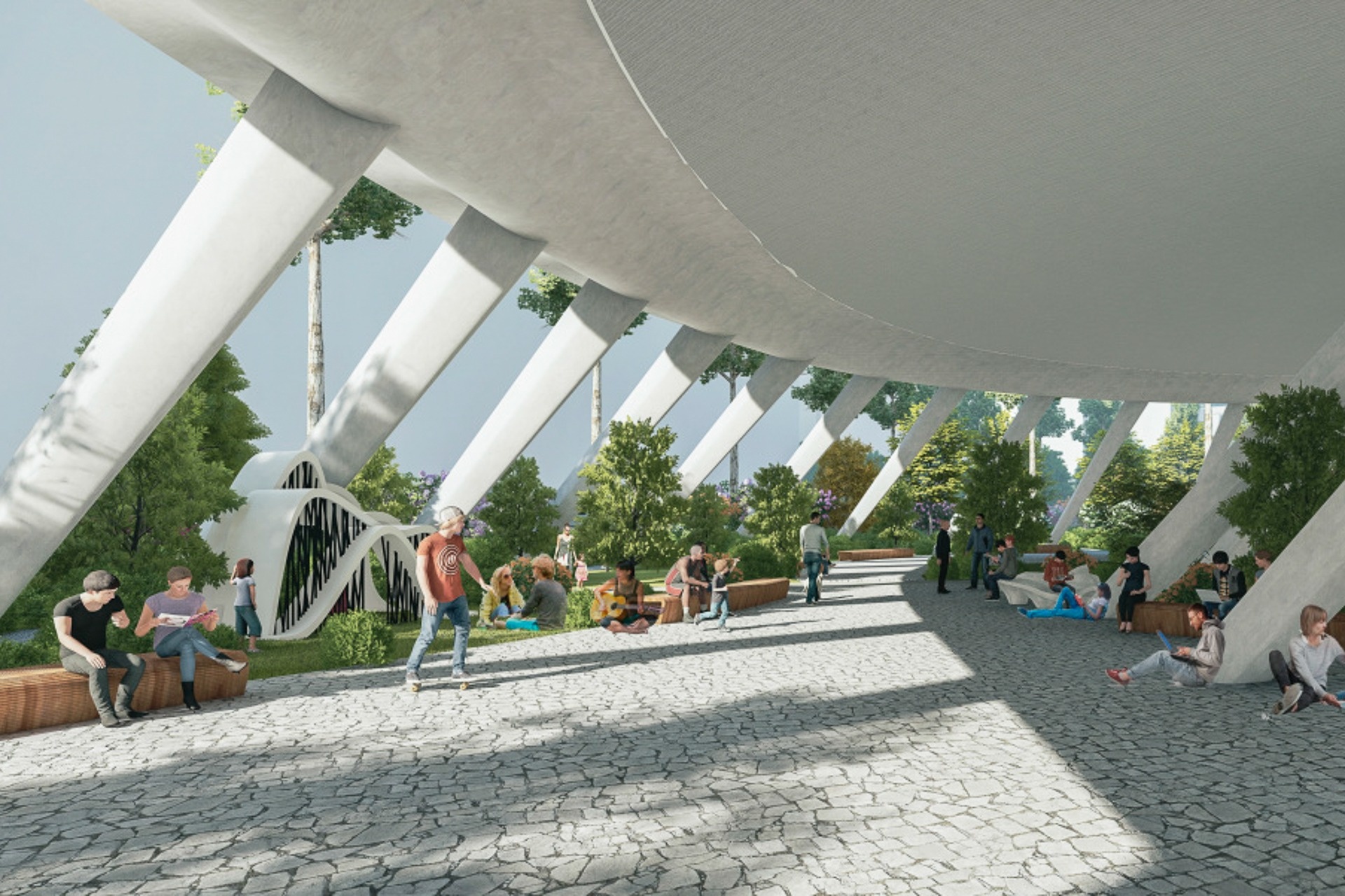 cầu đi bộ sài gòn ảnh 6 cau di bo sai gon anh 6