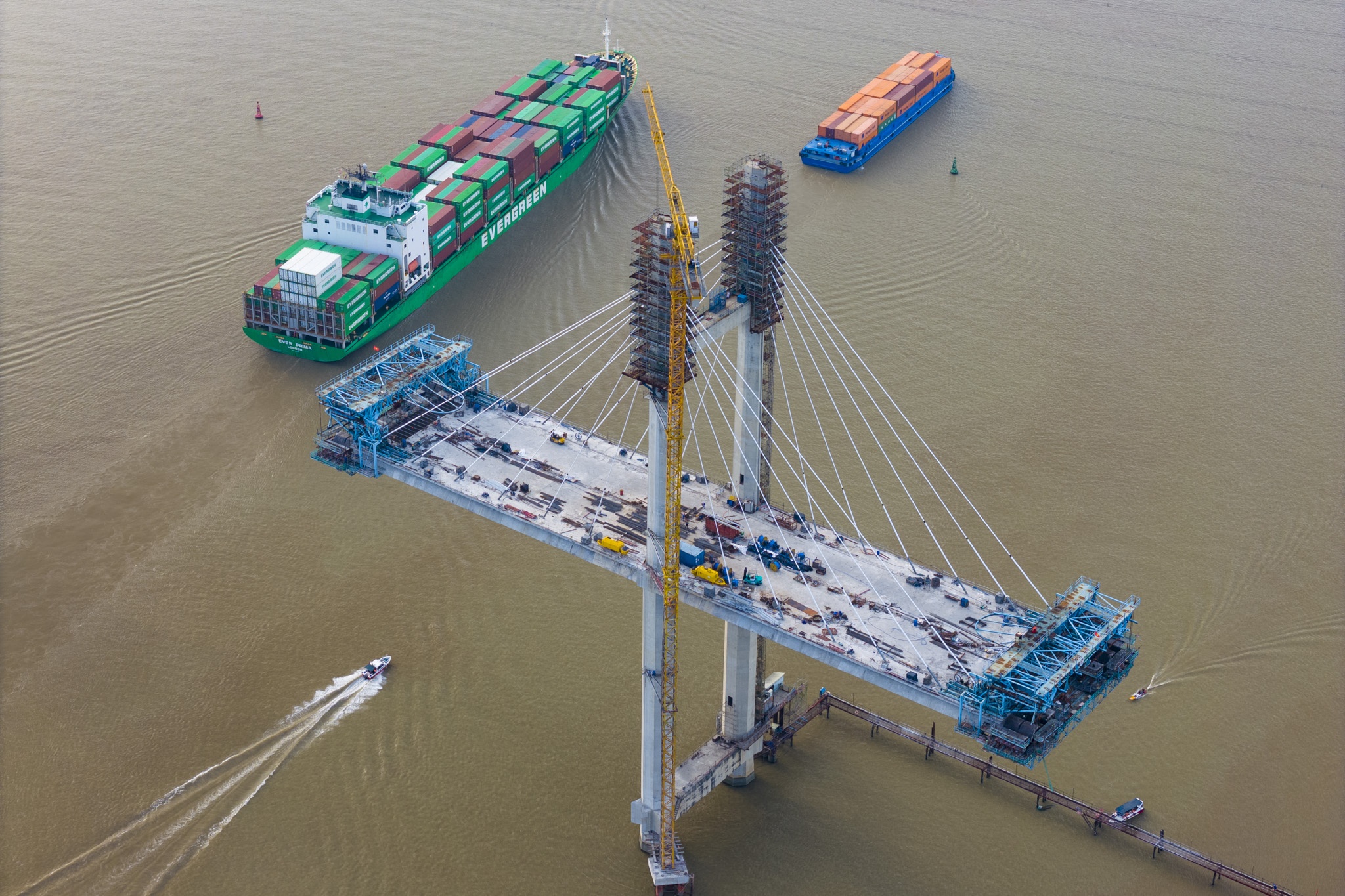 Can canh cau Phuoc Khanh tren cao toc Ben Luc - Long Thanh sap ve dich hinh anh