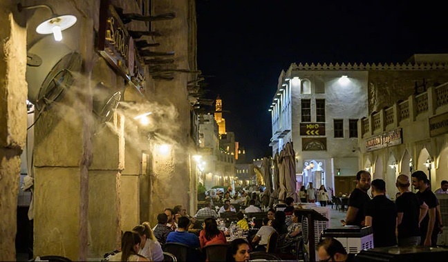 điều hòa ngoài trời, World Cup 2022, Qatar, biến đổi khí hậu ảnh 5 dieu hoa ngoai troi, World Cup 2022, Qatar, bien doi khi hau anh 5