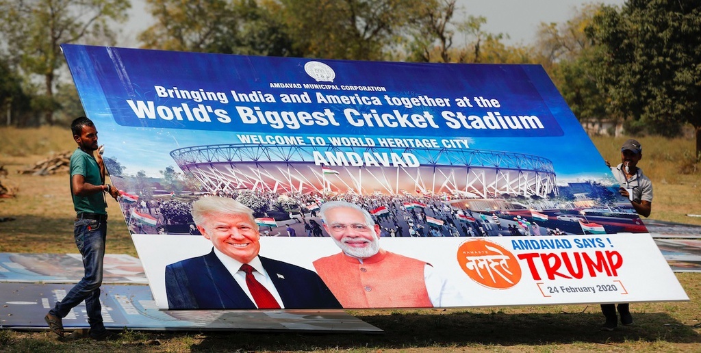 Trump tham An Do anh 3