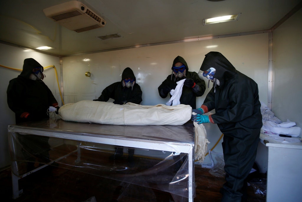 nghia trang Covid-19 o Iraq anh 2