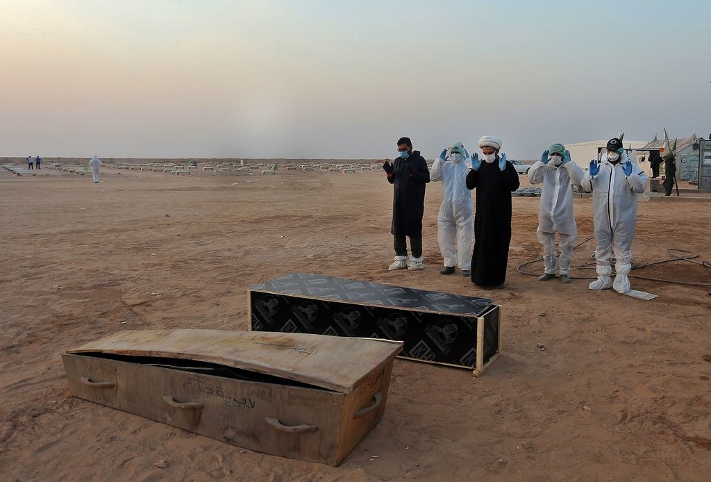 nghia trang Covid-19 o Iraq anh 4