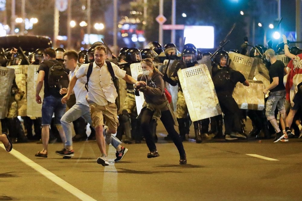 bieu tinh o Belarus anh 2