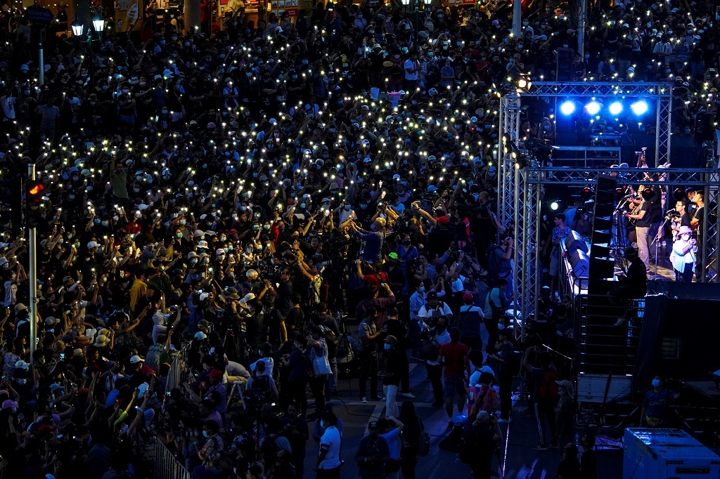 bieu tinh o Thai Lan anh 10