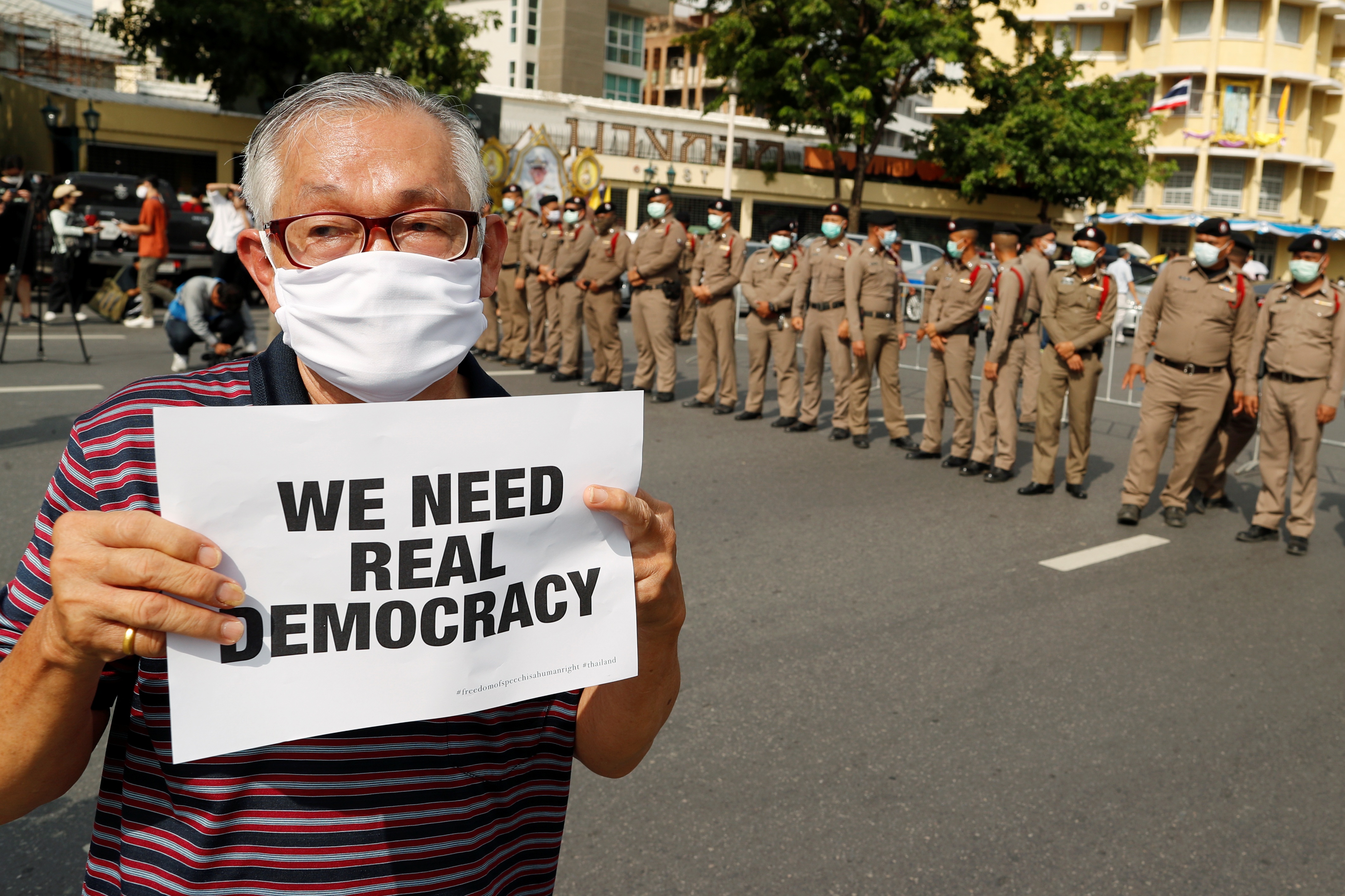 bieu tinh o Thai Lan anh 3