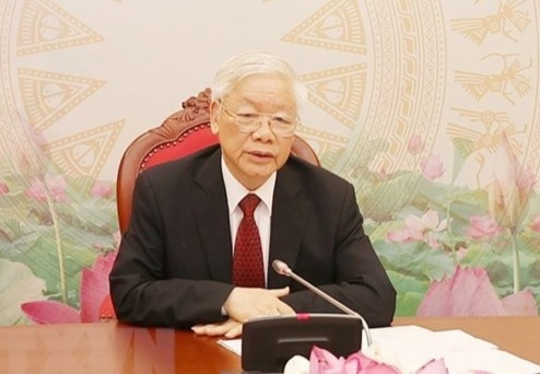 Tong bi thu, Chu tich nuoc chuc mung Quoc vuong Malaysia hinh anh