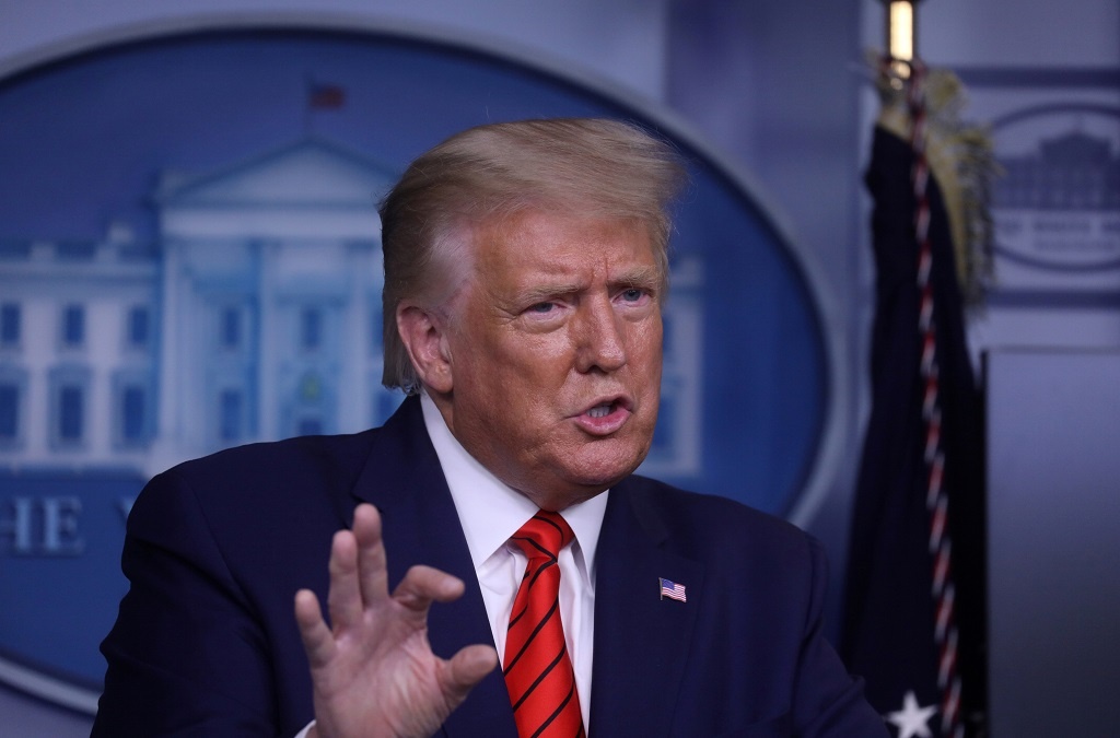 Ty le ung ho ong Trump tai cu sut giam trong quan doi hinh anh