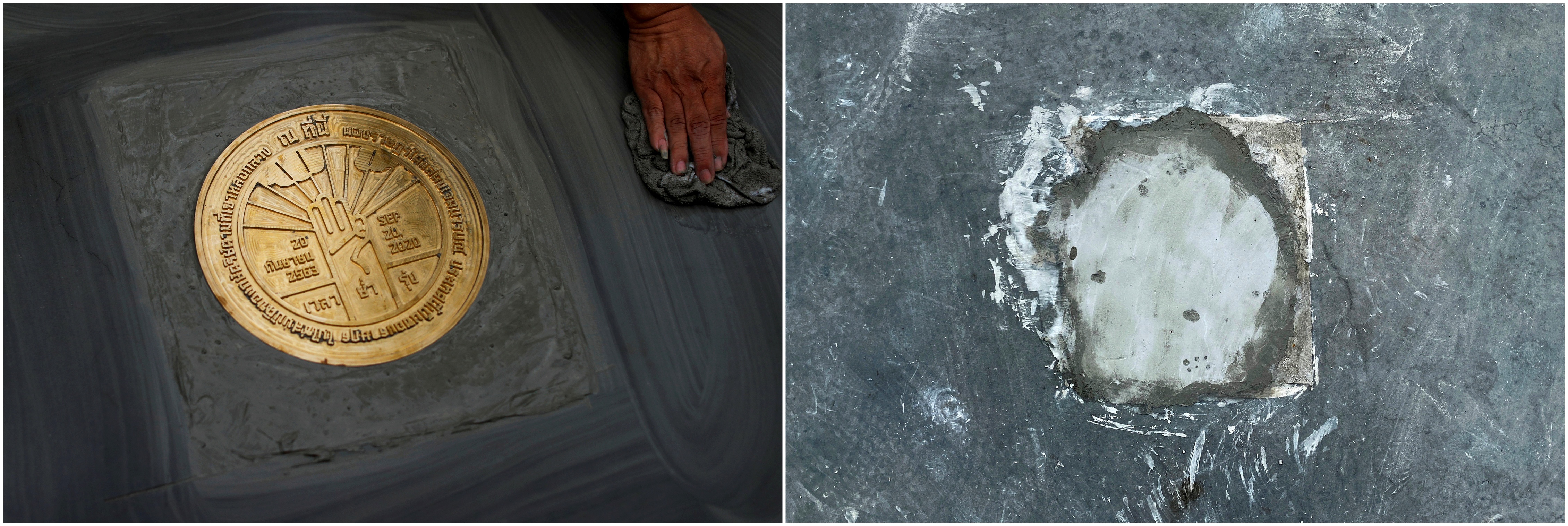 tam bang cua nguoi bieu tinh Thai Lan anh 1