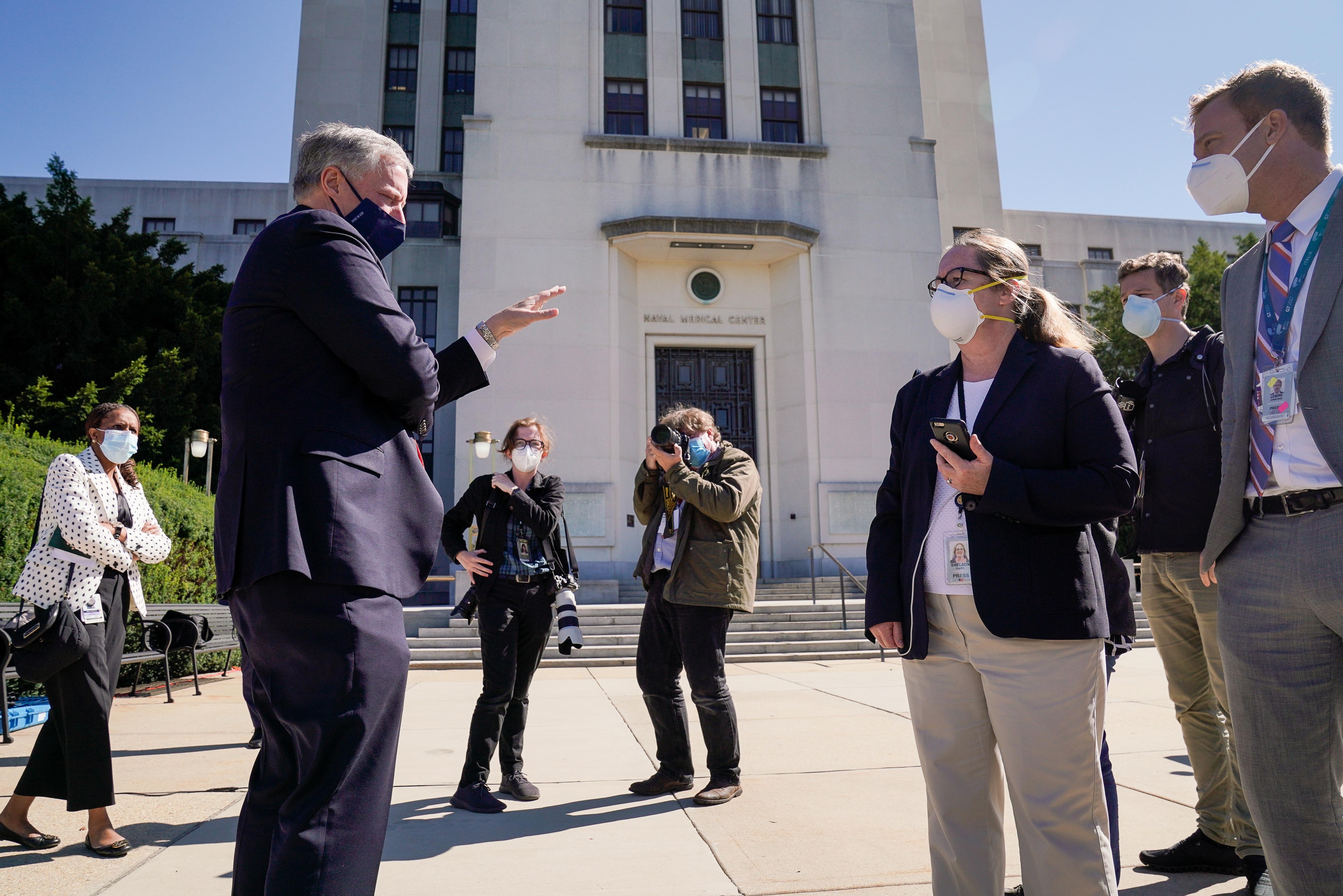 Phac do dieu tri cho thay tinh trang cua ong Trump co the nghiem trong hinh anh