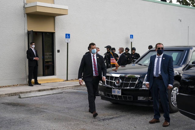 dac vu Trump chuyen den Florida anh 1