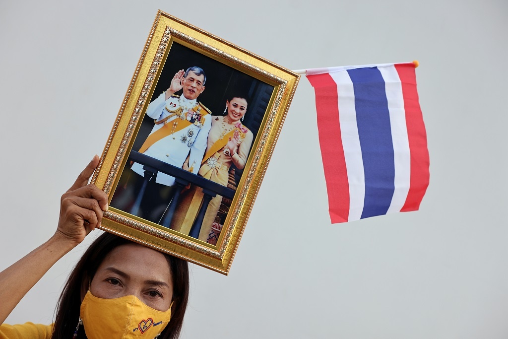 Phe bao hoang Thai Lan do loi cho nuoc ngoai ve bieu tinh hinh anh