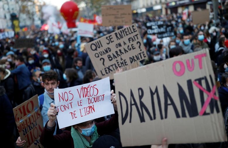 bieu tinh o Paris anh 3