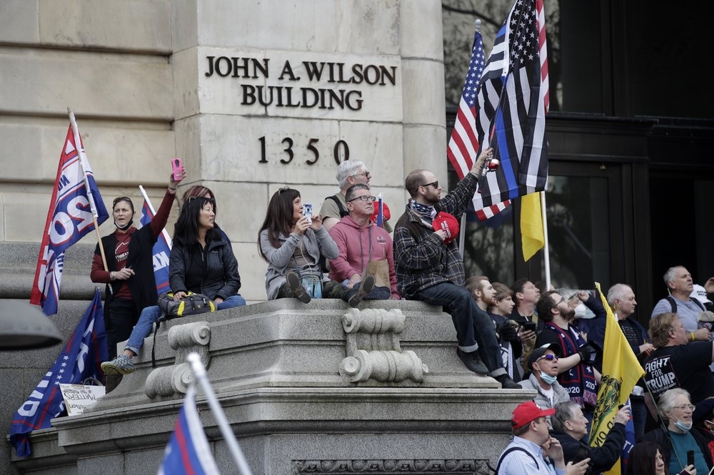 nguoi ung ho ong Trump bieu tinh anh 13