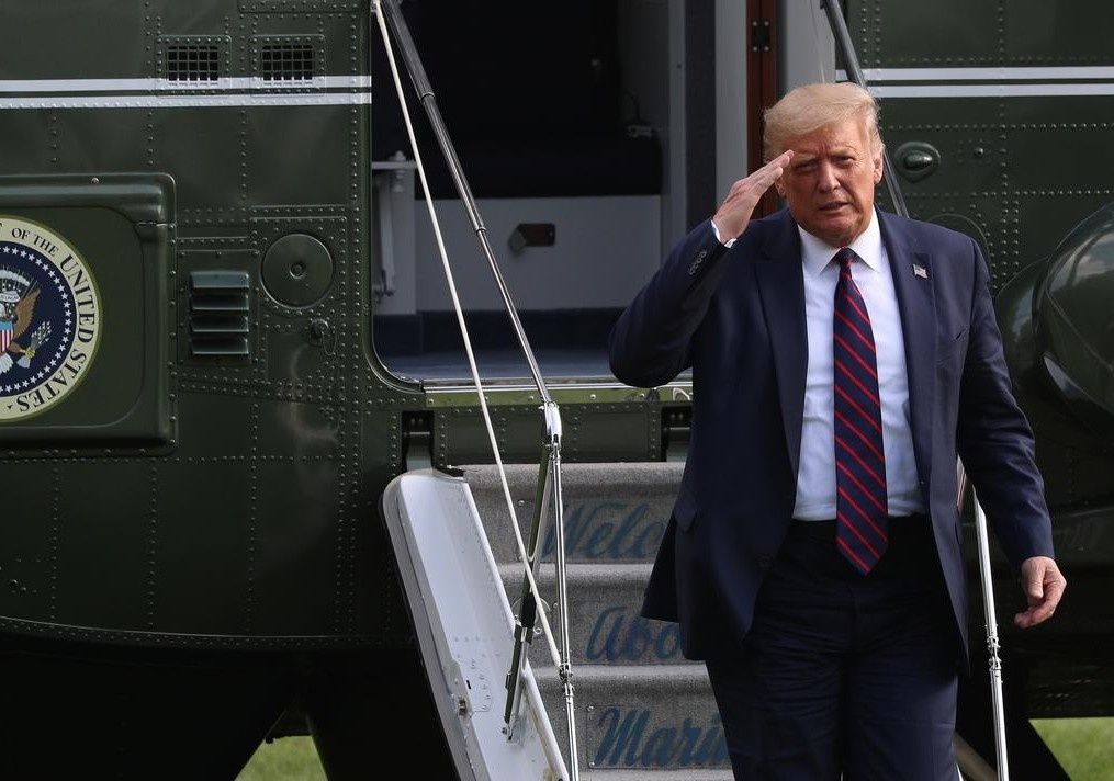 Tong thong Trump to chuc le tam biet vao ngay nham chuc cua ong Biden hinh anh