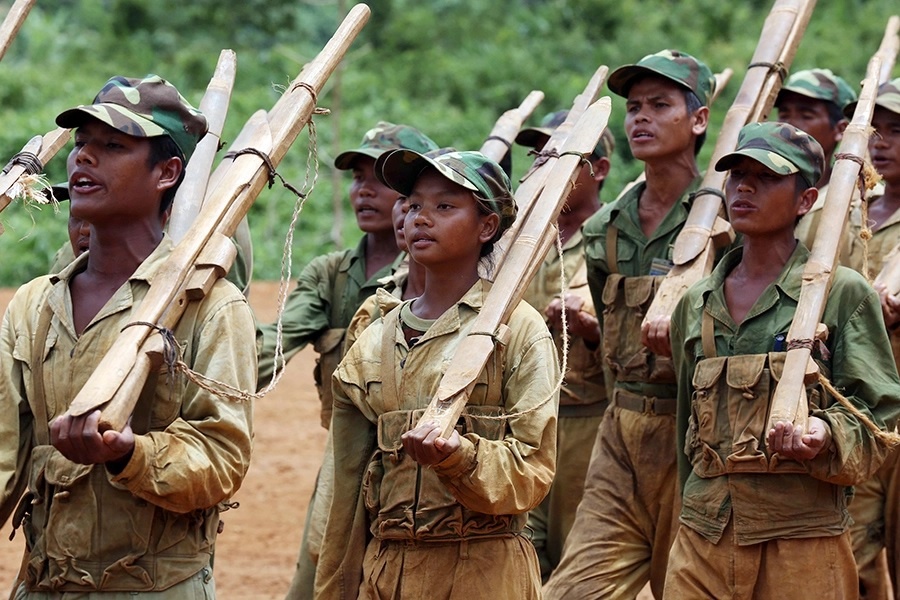 Chinh quyen quan su Myanmar bo nhom phien quan khoi danh sach khung bo hinh anh
